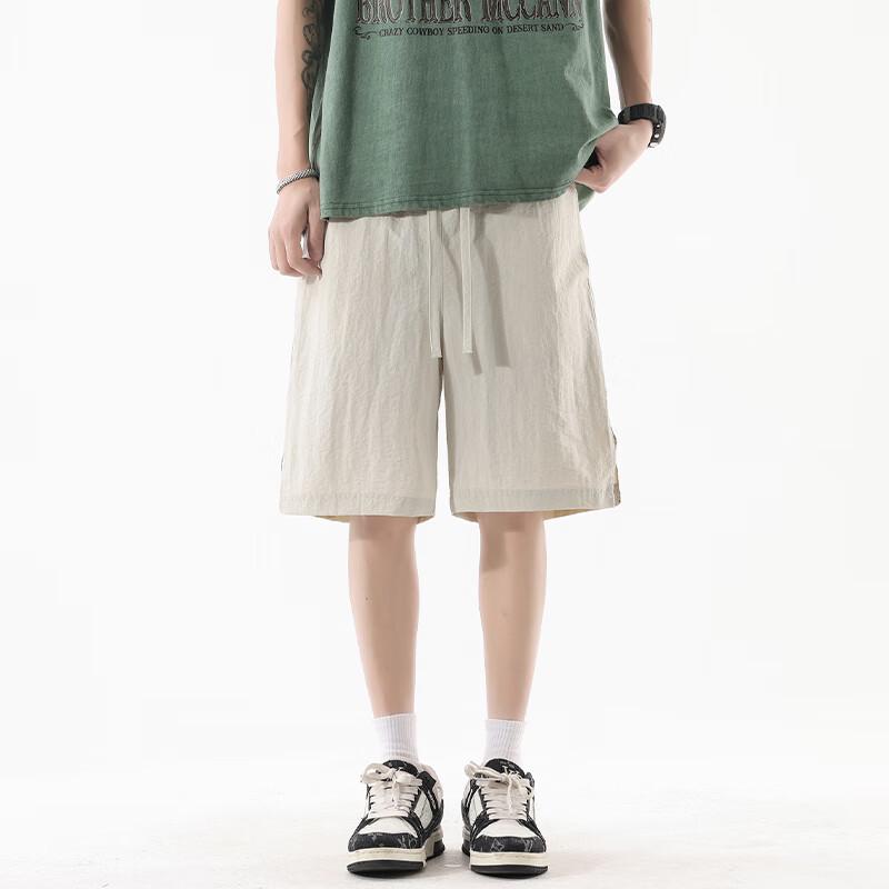 Men's Lightweight Ice Silk Cooling Sport Capris