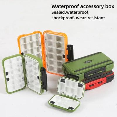 Fishing Tackle Organizer Box Storage Case Bait Plastic Accessories Containers Fishing Tackle Storage for Jigs Lures Beads Hooks