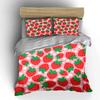 Strawberry Pattern Decor Set Soft Comfortable Duvet Cover Bedding Set Included 1*Duvet Cover & 2*Pillowcases gift