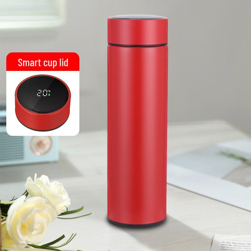 Smart Stainless Steel Insulated Cup with Touch Temperature Display - Office & Business Tea Brewing Gift
