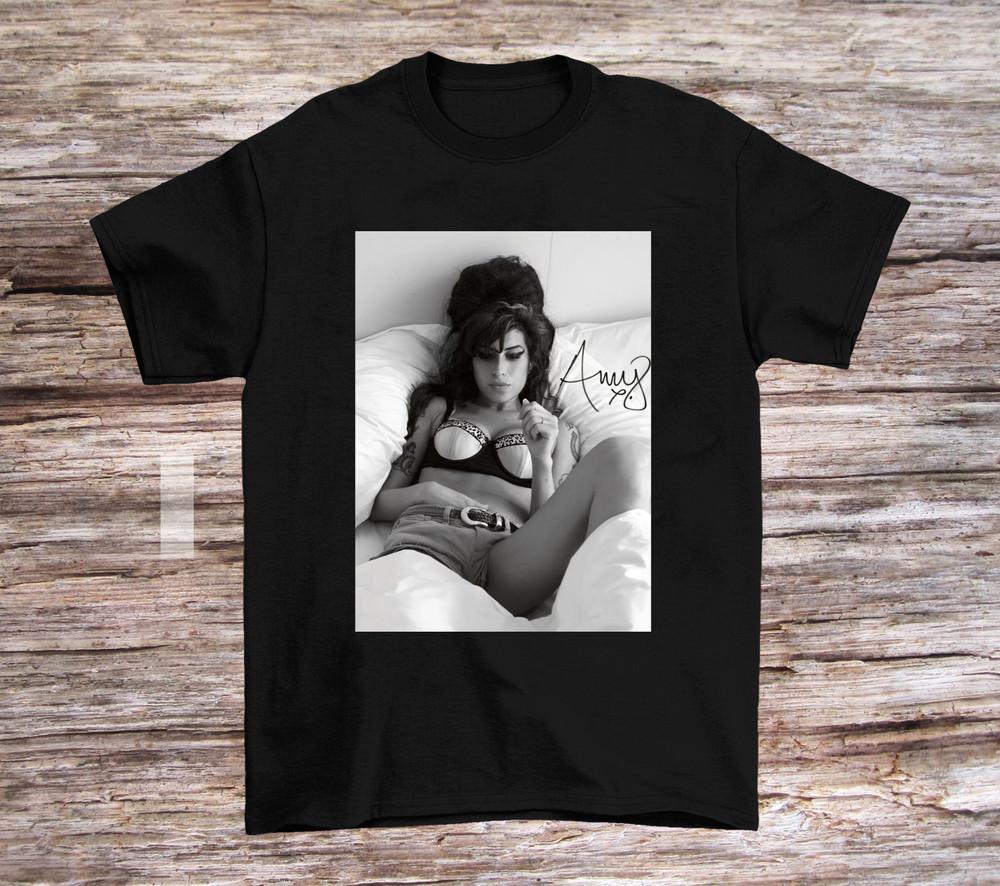 Amy Winehouse Short Sleeve Black All Size T-Shirt Unisex T-Shirt XXXXL