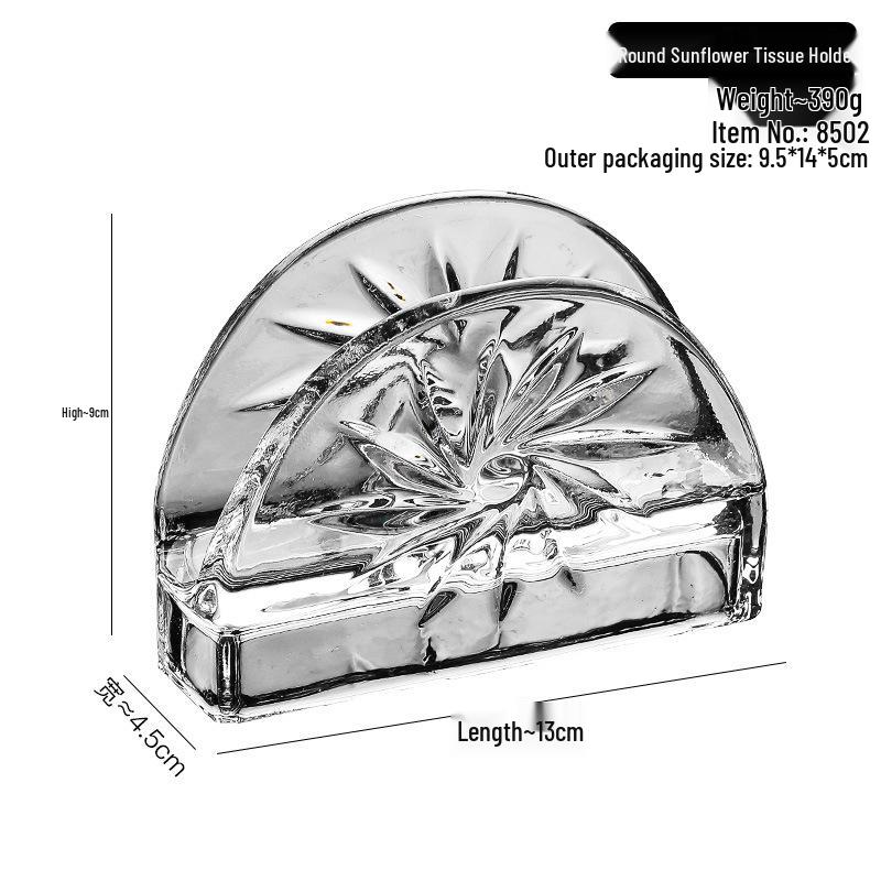 Nordic Stainless Steel Square Napkin Holder for Table or Restaurant