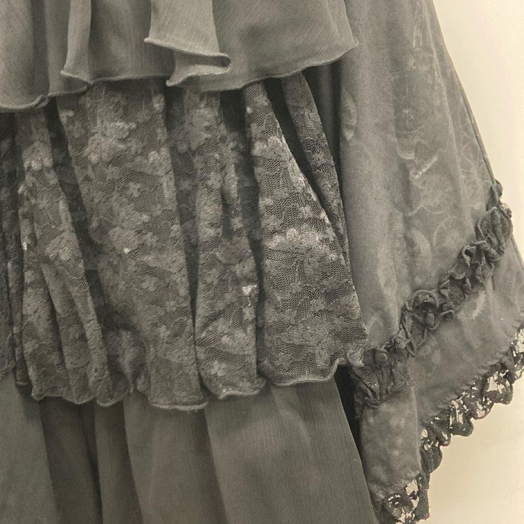 A Part of Me. [STEAM] Gibberish Fishtail Skirt Skirt Not Written blackUsed