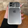 Luxury Plating Metallic Color Matte Transparent Phone Case For iPhone 17 16 15 14 13 12 11 17Pro Max Full Lens Protection Cover