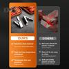 Crayfish Shell Opener Stainless Steel Fast Sheller Tool for Clean Hands Efficient Serrated Design Shrimp Tail Cutter Seafood Lovers Kitchen Gadget
