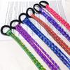 1pc Gradient Colorful Braid Synthetic Hair Ponytail Rope Tie Girl Princess Color Tail Wig Children's Styling Accessories Braider
