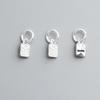 Mini Fu Character Pendant: S925 Sterling Silver for DIY Jewelry