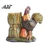 Waterproof Garden Holiday Accents Autumn Harvest Figurine Ornament, Decorative Resin Statue, Turkey/Scarecrow/Pumpkin Unique Gift for Friends Tabletop