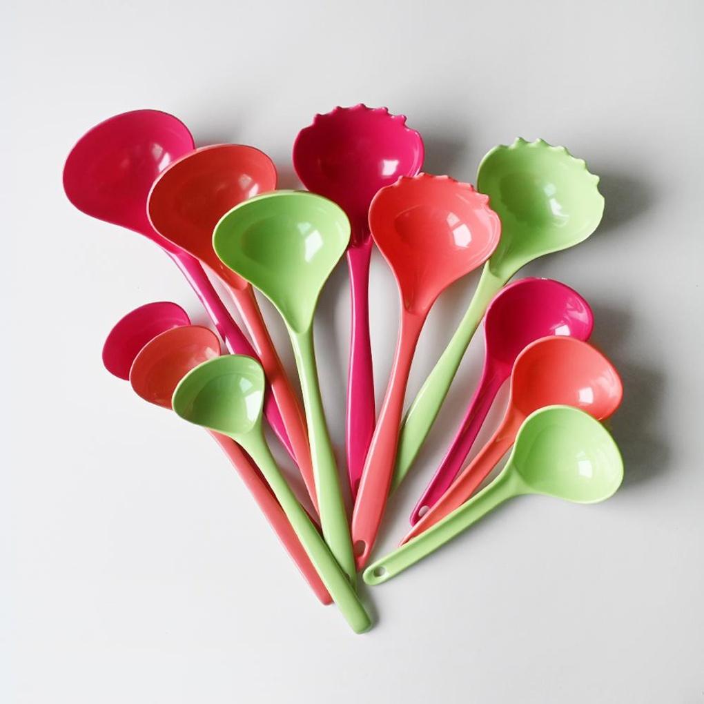Crayon Pastel Melamine Cookware Ladle Small