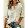 Daily Basic 3D Printed Women's Shirt, Loose Simple Casual Style, Skin-Friendly Durable Multi-scene Wear Top