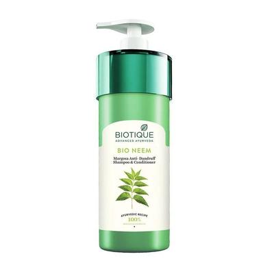 Anti-Dandruff Shampoo with Neem (800 Ml), Bio Neem Margosa Anti-Dandruff Shampoo & Conditioner,