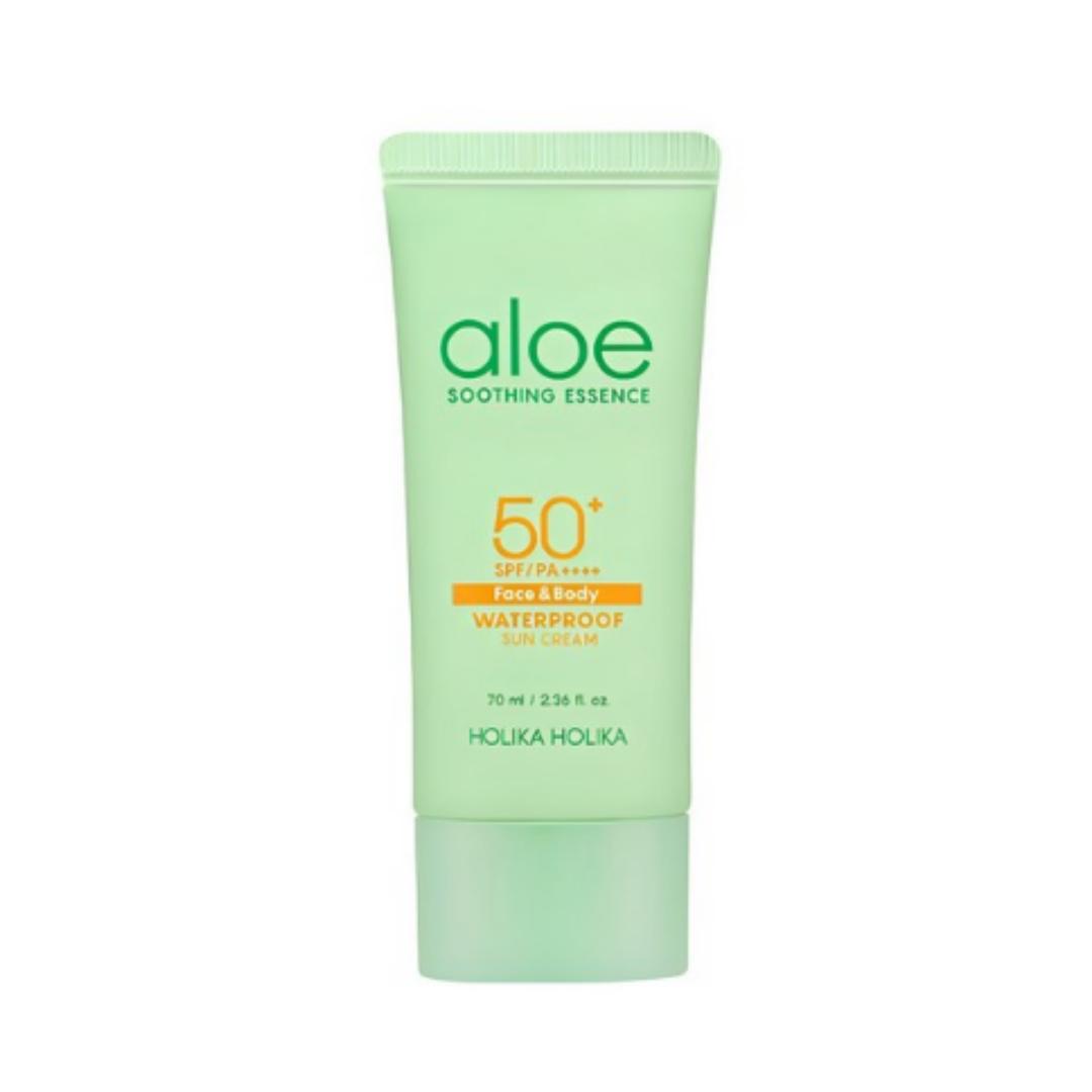 

Holika Holika Aloe Водостойкий солнцезащитный крем SPF50+ PA++++ — 70 мл