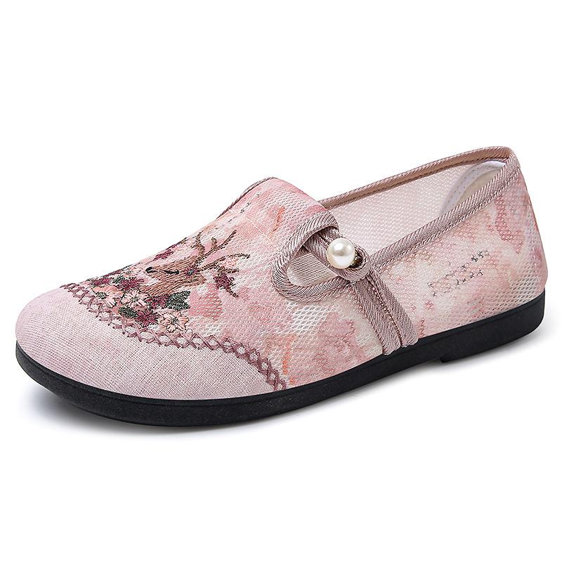 

Женская обувь с мягкой подошвой не утомляет ноги. Летняя новая удобная и универсальная обувь Hanfu, дышащая. Старая Пекинская материнская ткань 36