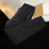 Pantaloni da tuta invernali da uomo a tinta unita a vita media con elastico in vita e coulisse, gamba dritta, fodera in pile ispessita, pantaloni lunghi con tasche con zip