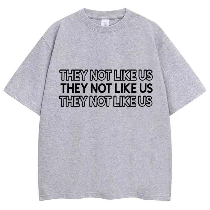 Streetwear Kendrick Lamar They Not Like Us T-Shirt New Song Album Tees RAP HIP HOP Oversize Fans Gift Unisex Fashion Casual Tops