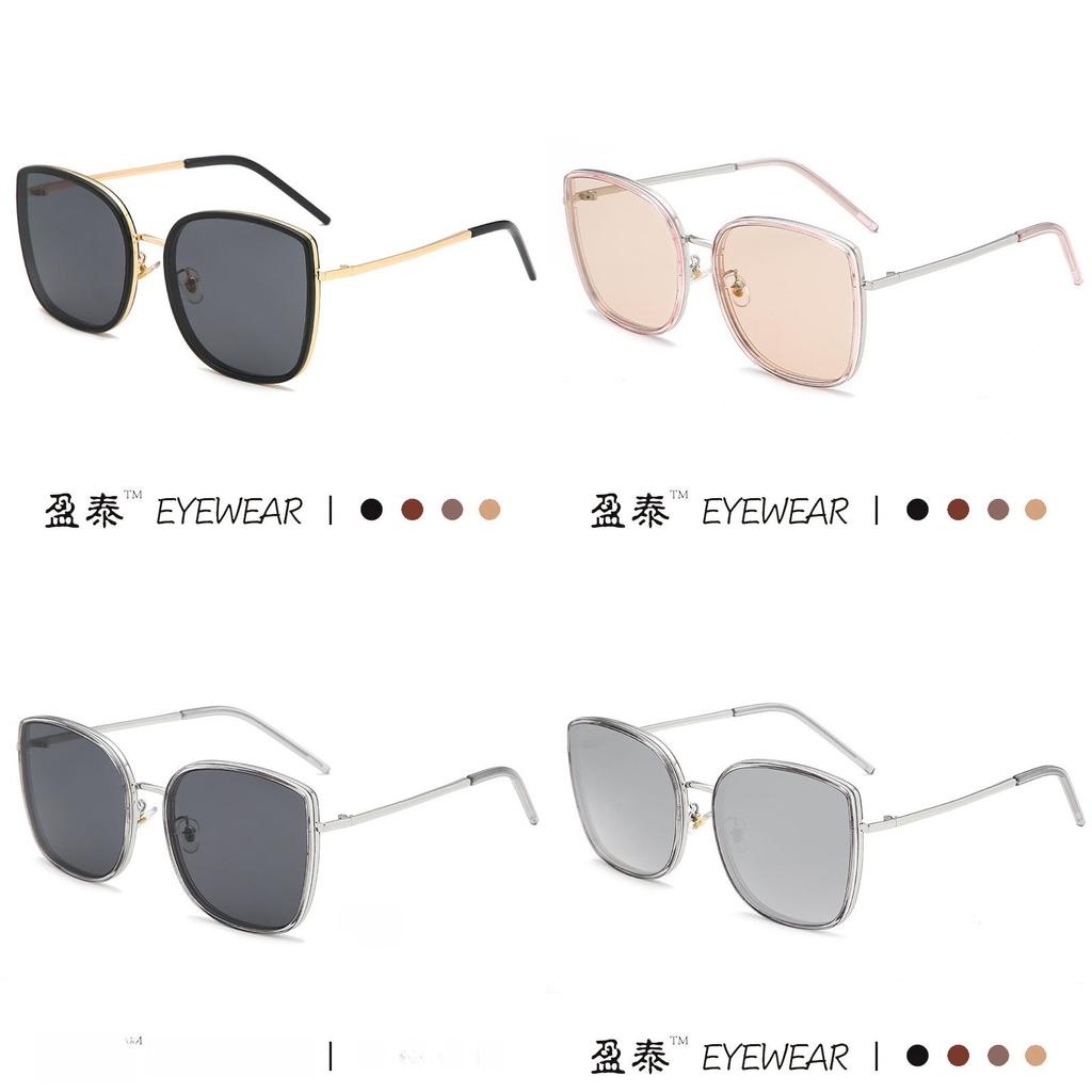 Occhiali da Sole Rosa da Donna Uv400 Polarizzati Montatura Intera Occhiali da Sole alla Moda per Viaggi e Feste