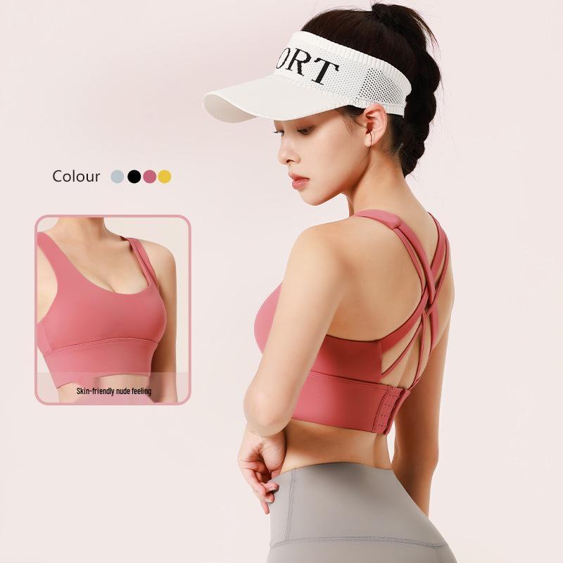 

Juyi Hall Women s Shockproof Sports Bra with Removable Pads for High-Intensity Workouts and Yoga XXL