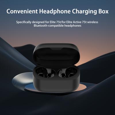 Wireless Earphones Charging Case Box Fast Charging Dust-Proof LED Indicator Headphone Charging Compartment for Jabra 75t/for Active 75t