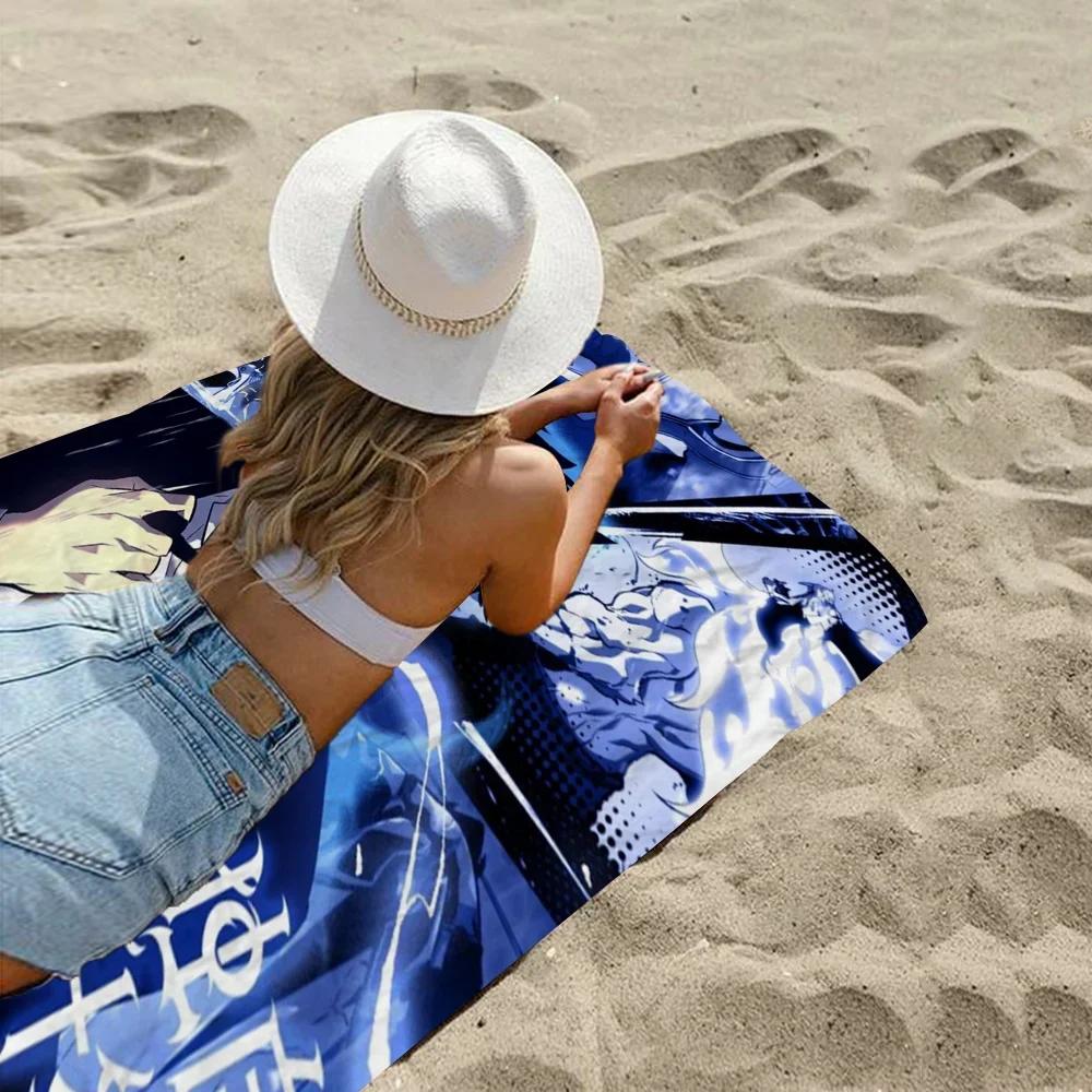 Anime Hero Bath Towel - Dynamic Design, Soft Absorbent, Perfect for Summer Fun, Adds Adventure to Your Beach Days