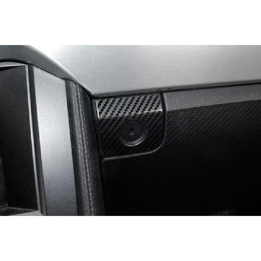 For Ford Mustang 2015- Steel Carbon Fiber Co-Pilot Storage Box Bowl Trim 1PC
