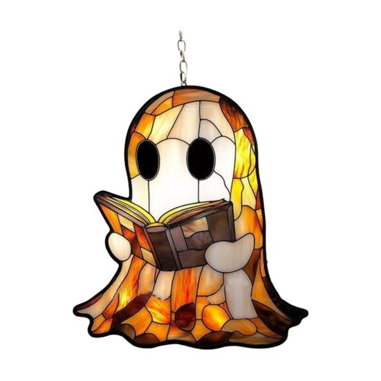 Ghost Sun Catcher Acrylic Bright Color Lampshade Pendant Halloween Party