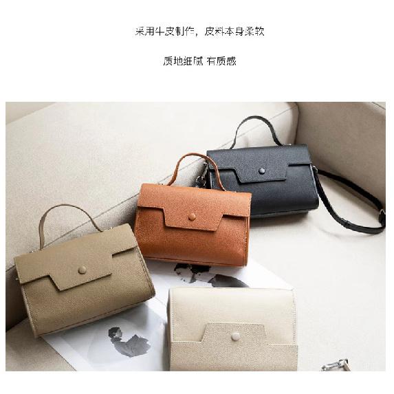 High-Quality Genuine Leather Handbag 2025 Autumn Winter New Single Shoulder Crossbody Bag Cowhide Stylish Fashion Women's Bag Trendy Small