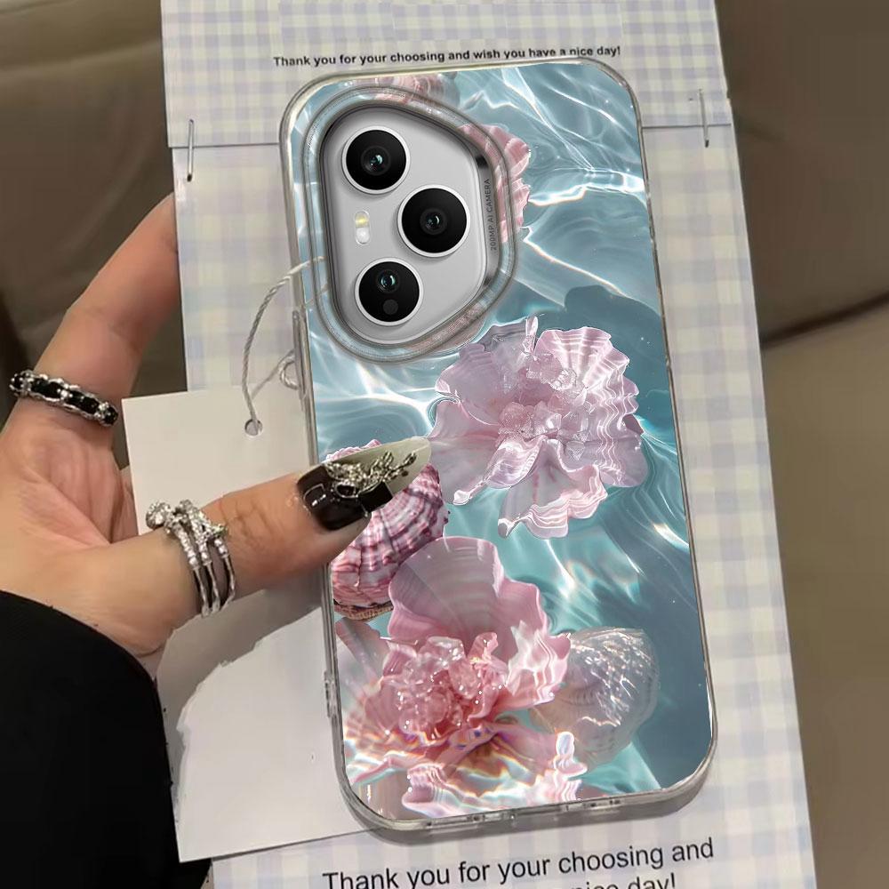 Ocean Pearl Shell Women Girls Phone Case for Honor 400 200 90 Smart Pro Magic7 6 5 70 Lite X9a X9c X8b X8a X8c X7c X6c X6b Cover
