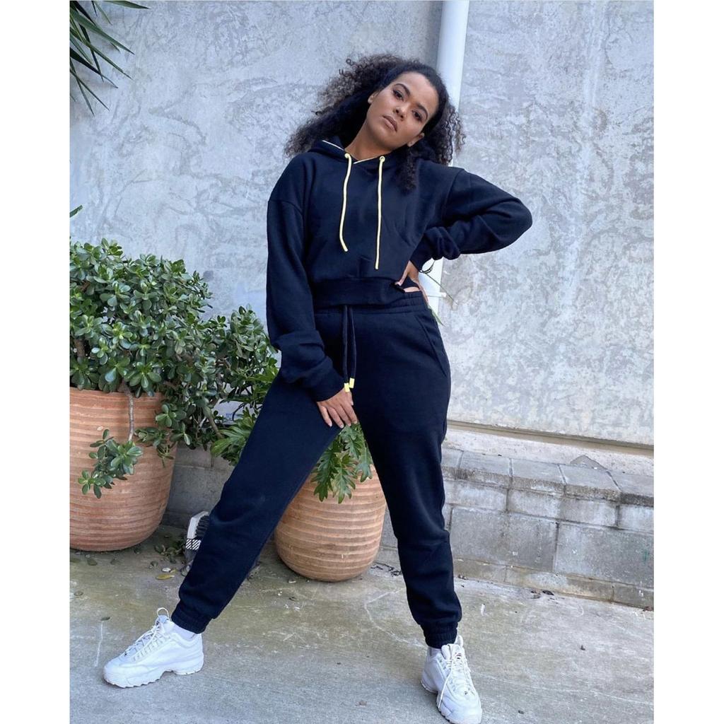 Hooded Sport Trousers Jogger Suit 