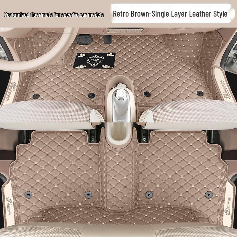Wuling Hongguang Miniev Floor Mats, Full Coverage, 25 Designs, Four-Door, Macaron Style, for New Energy Vehicles