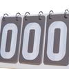 Sports Scoreboard Score Counter Competition Scoring Board Compact 4 digits Score Keeper Flip Score Board for Outdoor Baseball