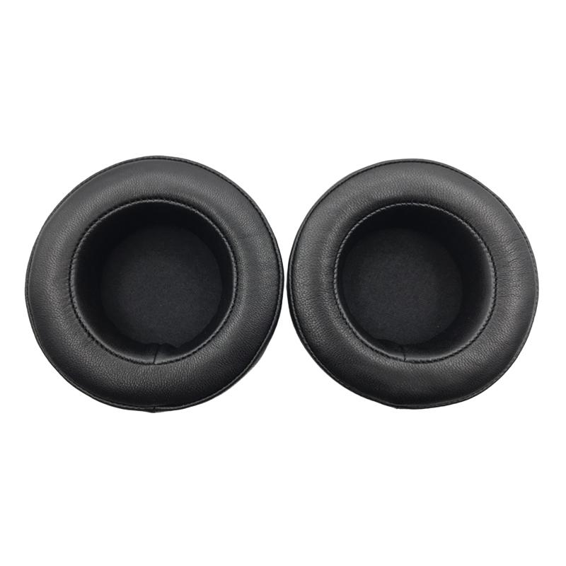 2pcs Sheepskin Leather Earpads Ear Cushion Replacement Ear Muffs Headphone Cushion 70mm -110mm