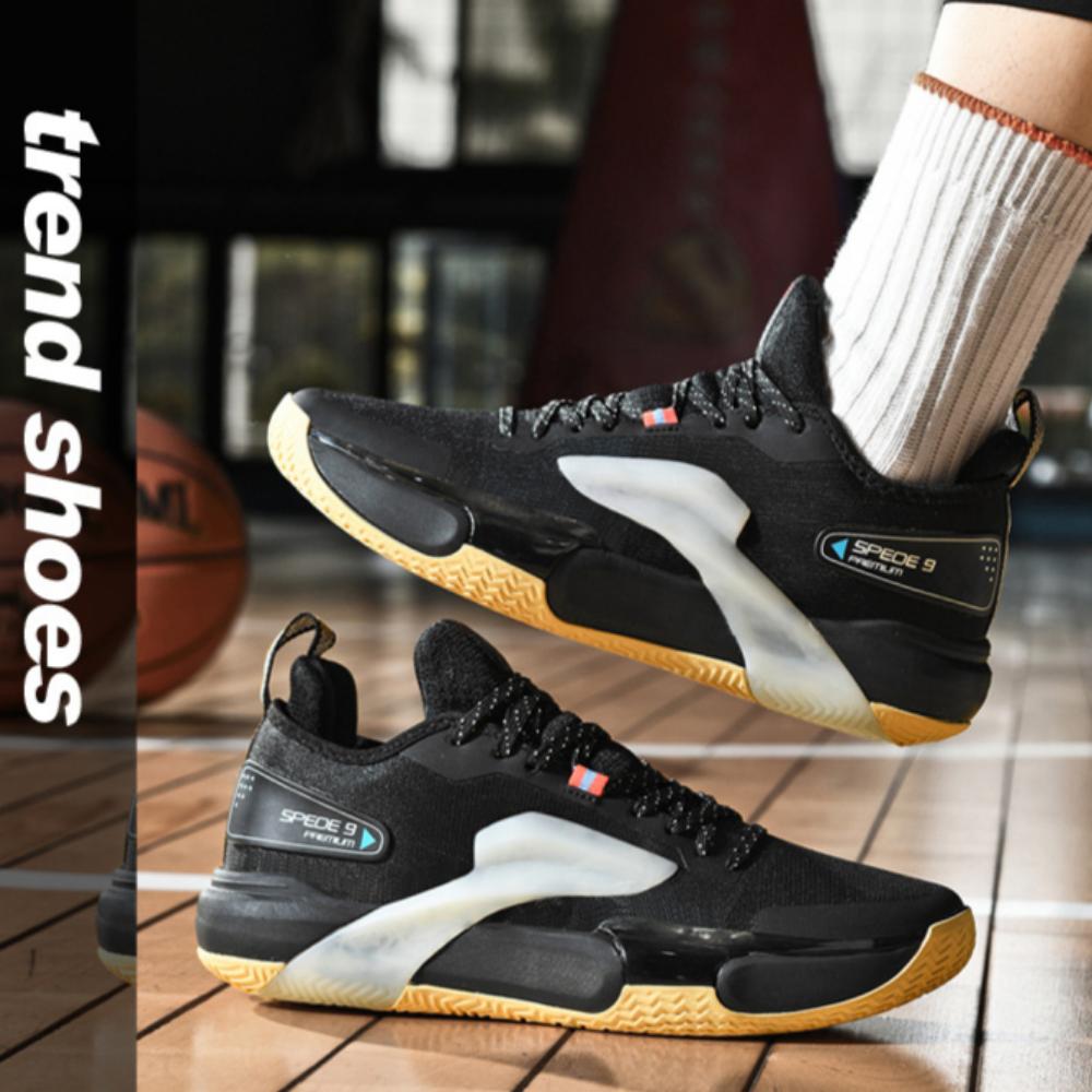 Men's and Women's Low-top Basketball Shoes Mesh Cloth Surface Couple Wear-resistant and Non-slip Training Shoes