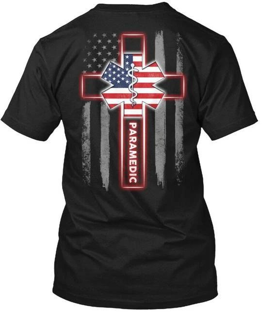 Long-lasting Proud Paramedic T shirt Made in the USA Size S to 5XL