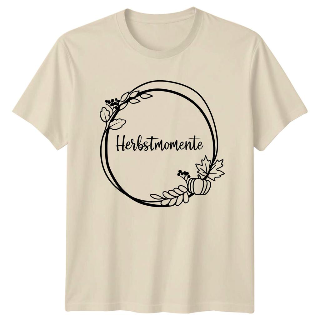 HerbstmoUnisexte Unisexs TShirt Autumn Floral Nature Birthday Gift For Her