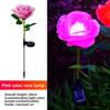 1/3 Heads LED Simulated Solar Lights Waterproof 5 Colors Outdoor Decorative Solar Light Lawn Decoration Landscape Light
