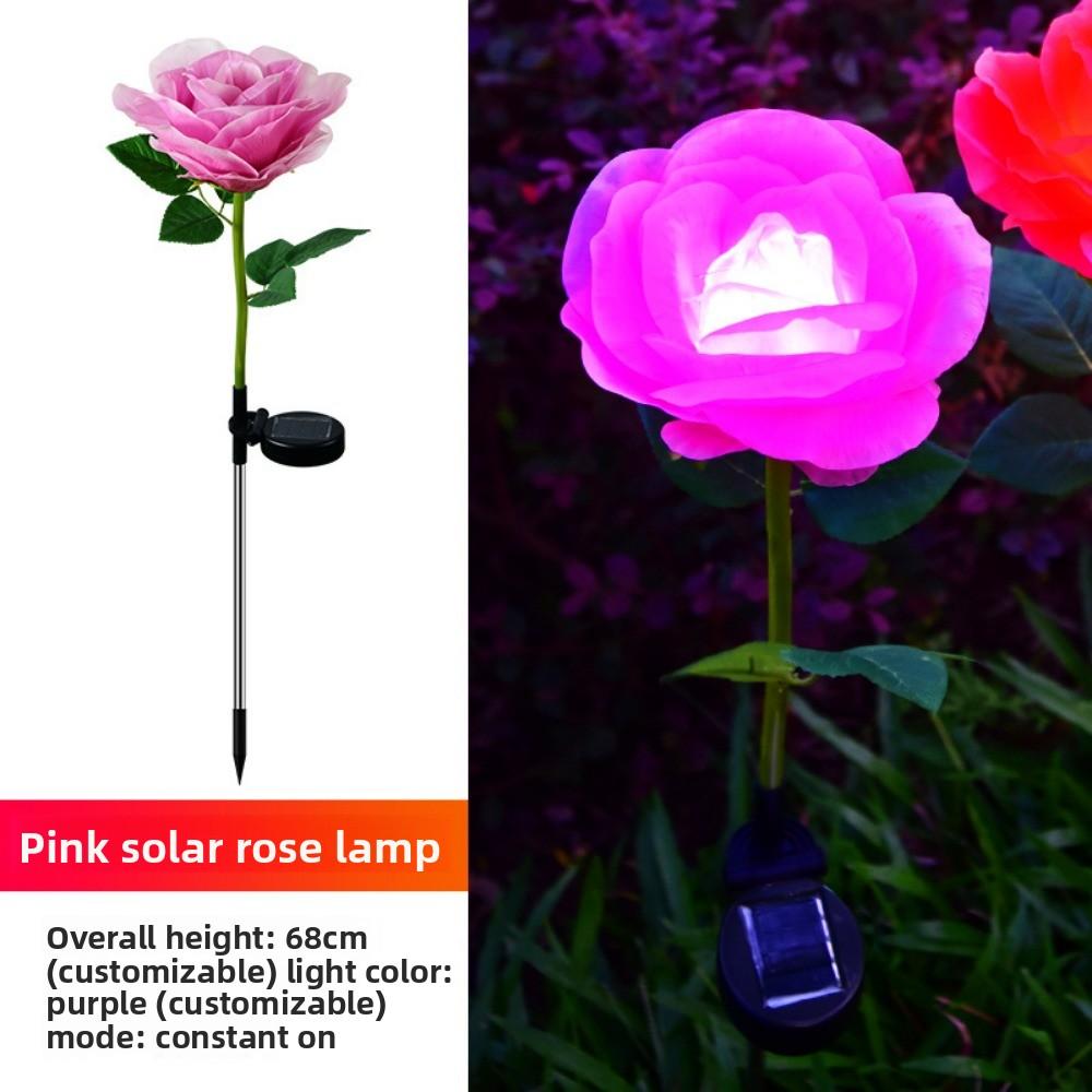 1/3 Heads LED Simulated Solar Lights Waterproof 5 Colors Outdoor Decorative Solar Light Lawn Decoration Landscape Light