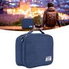Multifunction Storage Bag Electronic Accessories Cable Cord USB Drive Organizer Storage HolderNavy
