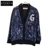 GWP00229 Purple G Patch Sequin Cardigan Tops 40 purpleUsed