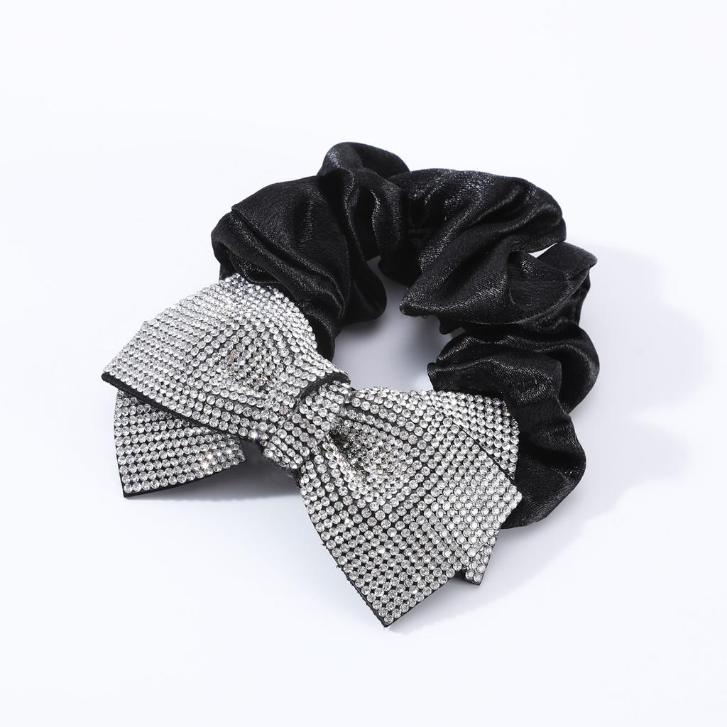 Diamond Bow Hair Band Bun Half-tied Hair Band