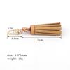 Genuine Leather Tassel Bag Charm Key Chain for Women Handbags Purse Tassels Pendant Bags Key Rings Gift Bag Hanging Accessories