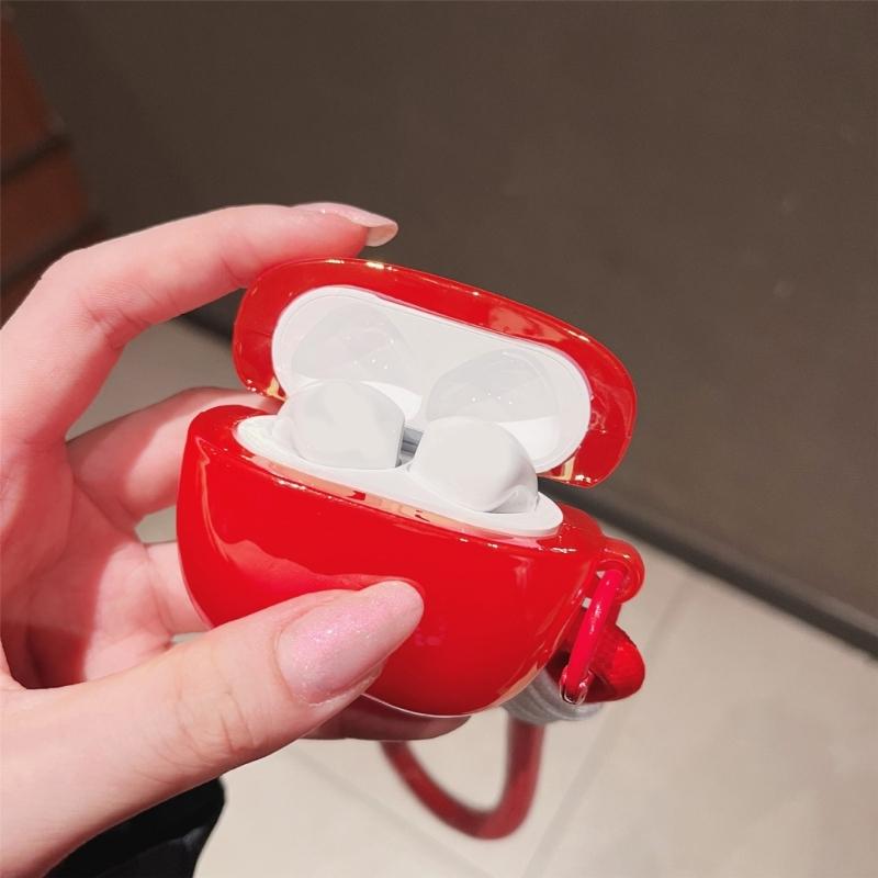 TPU Fruit Shape Wireless Earbuds Case Shockproof Cover For Pro2 Wireless Earphones With Pendant