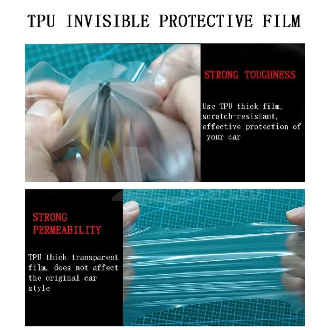 Voor Toyota Land Cruiser 2022 2023 Onzichtbare Interieur TPU Film Beschermlaag Krasbestendig Auto Modificatie Accessoires
