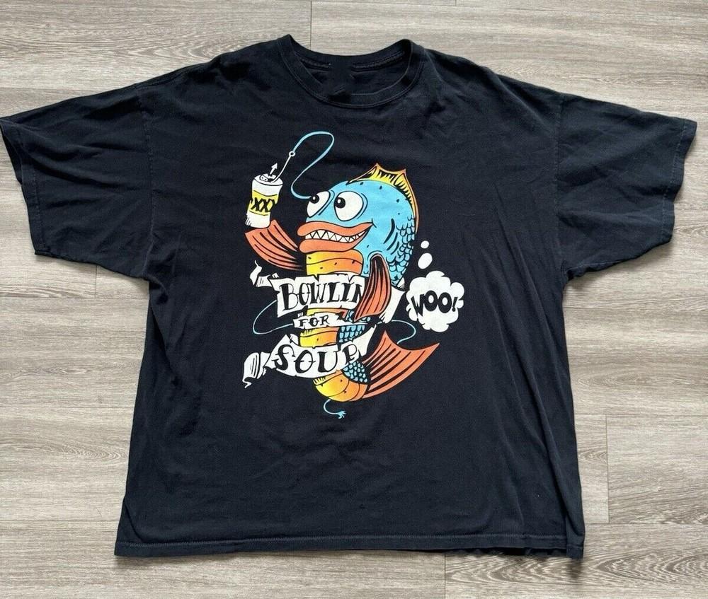 Bowling For Soup Band Members All Size Black Shirt Gift Funny Unisex T-Shirt M