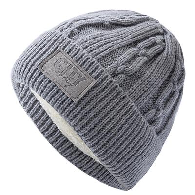 Berretto Unisex con Etichetta con Lettera Cappelli Invernali alla Moda per Uomo Donna Outdoor Classico Tieni Caldo Berretto Invernale