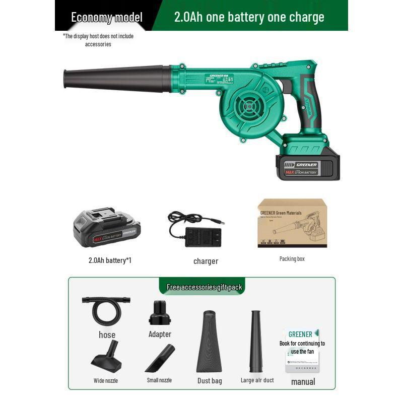 Green Forest 220V High-Power Industrial Hair Dryer & Dust Blower Gun