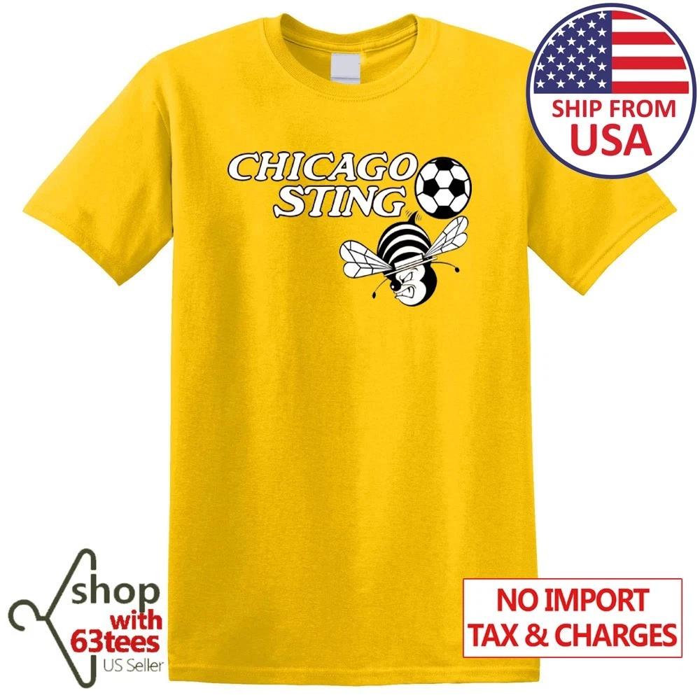 Chicago Sting Soccer League Men s Yellow Size S to 5XL XL