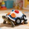 Schildkrötenpullover Gestricktes Schildkrötenpanzer-Kostüm Auto-Design Warmes Outfit mit verstellbarem Seil Niedlich