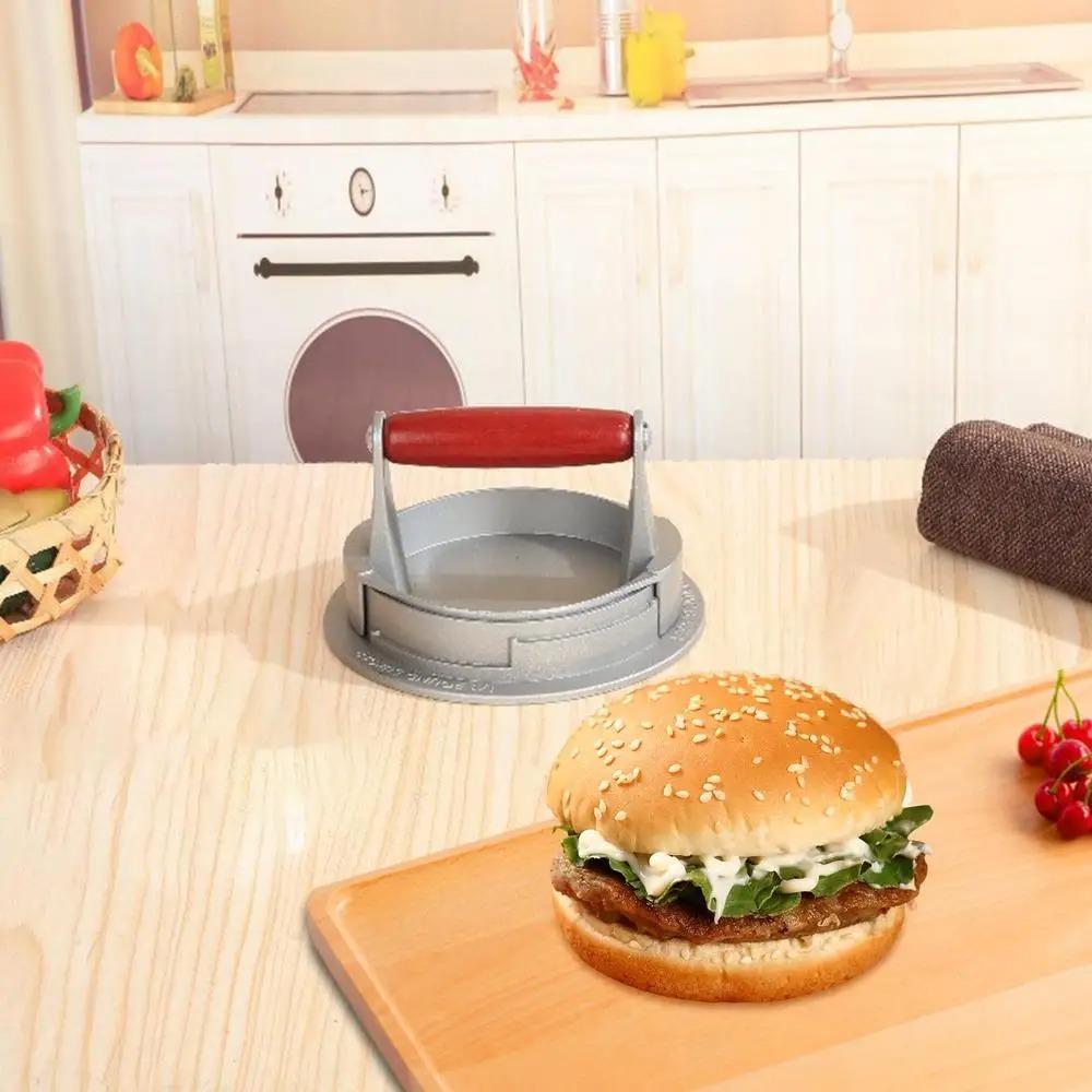 Manual Hamburger Meat Press Non-Stick Hamburger Patty Mold Breakfast Machine