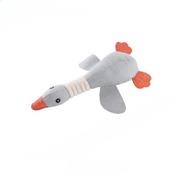 

Unbreakable Dog Toy Designed for Heavy Chewers, Unbreakable Dog Toy, Extreme Goose for Heavy Chewers, Sturdy Duck Dog Toy, Soft and Safe