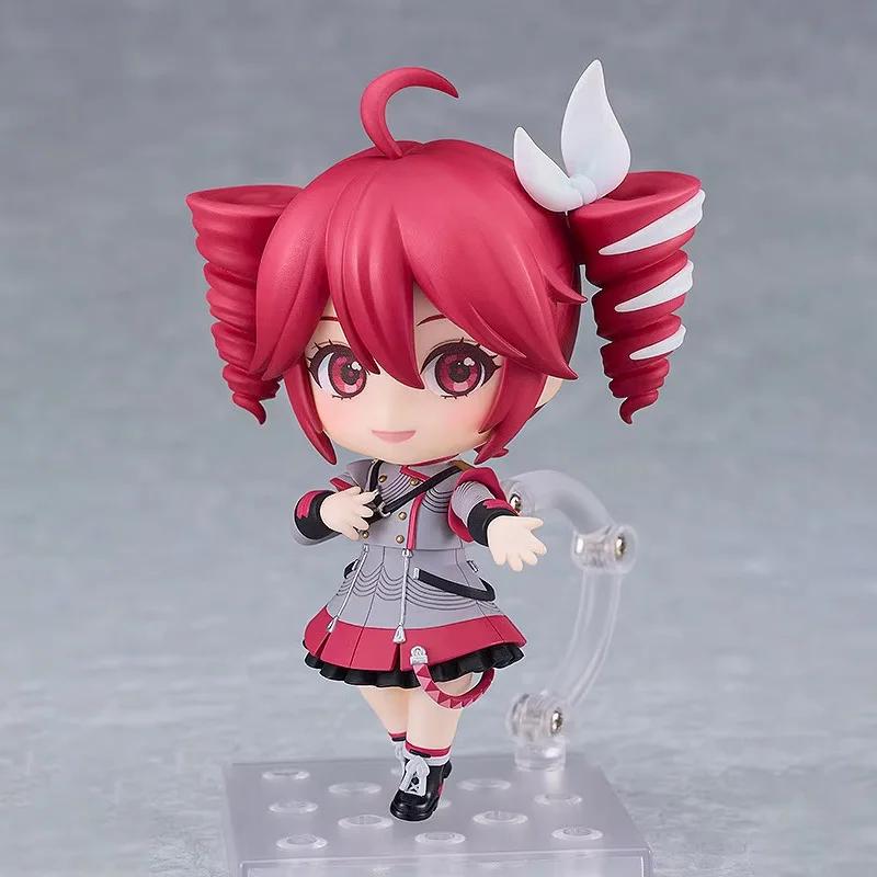 10CM Kasane Teto Face Swappable 2344 Joint Movable Anime Doll Action Figure PVC Toys Collection Figures for Friends Gifts